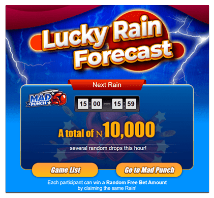 msport ng lucky rain forecast